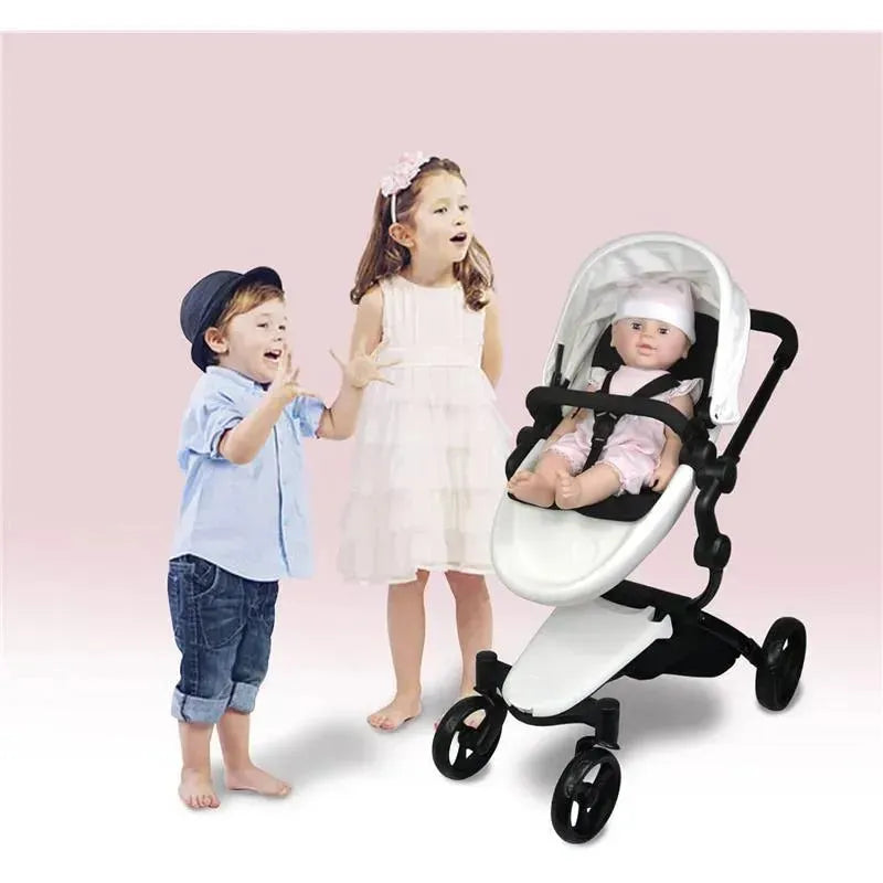 Macrobaby - Luxury Baby Doll Stroller for 18 & 20 Girl Dolls  Image 2