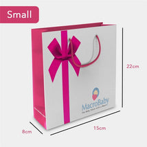 Macrobaby Paper Gift Bags - Small - 15X8x22 Image 1