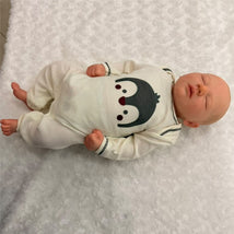 Macrobaby Reborn Baby Dolls - Vinyl White Baby Jackson, Painted Hair Image 2