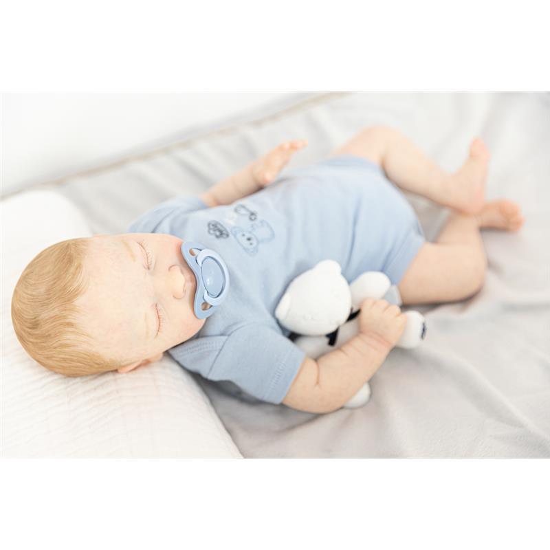 Macrobaby Reborn Baby Dolls - Vinyl White Baby Joseph(Blonde Painted Hair/Closed Eyes) Image 6