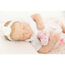 Macrobaby Reborn Baby Dolls - Vinyl White Baby June(Blonde Painted Hair/Closed Eyes) Image 7