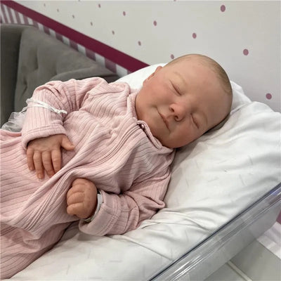 Reborn Baby Doll - White Vinyl, June Image 1