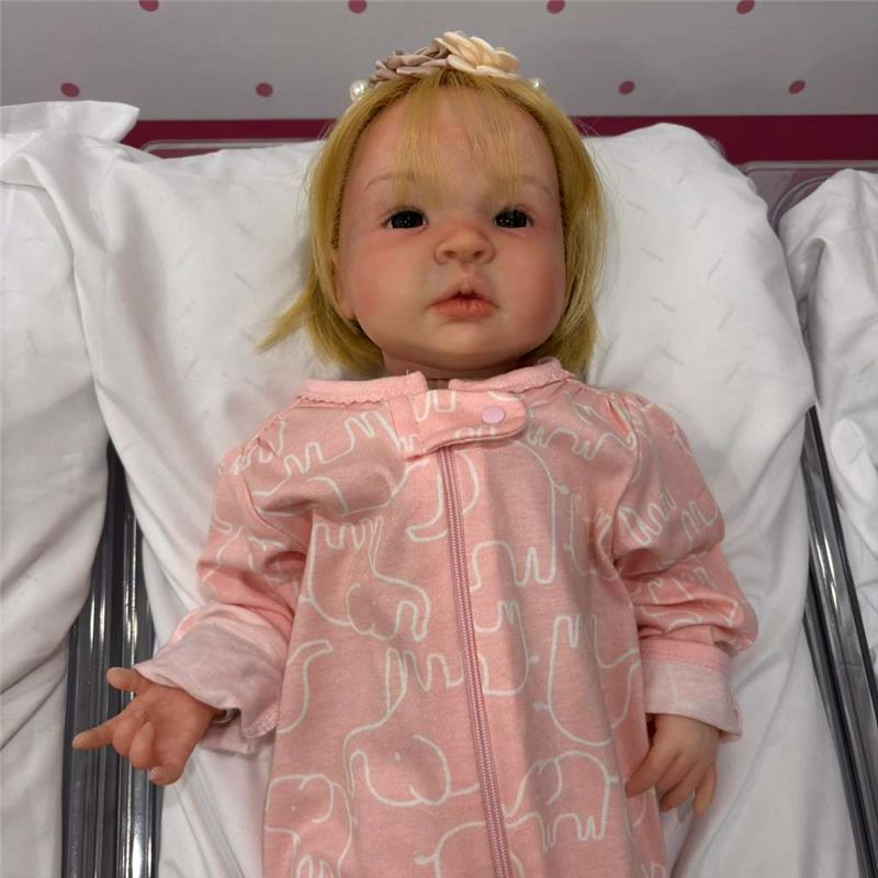 Reborn Baby Dolls - White Vinyl, Maeve Image 4