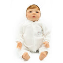 Macrobaby White Vinyl Baby Doll Reborn Girl - Victoria ( Auburn Hair/blue eyes) Image 13