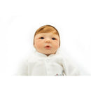 Macrobaby White Vinyl Baby Doll Reborn Girl - Victoria ( Auburn Hair/blue eyes) Image 15