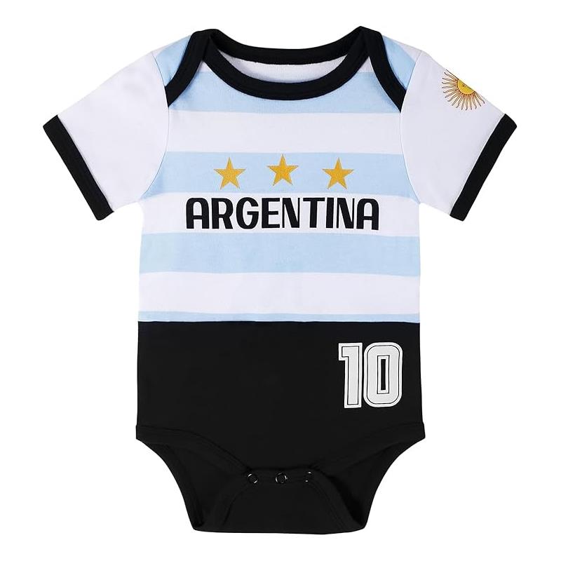 Macrobaby World Cup Baby Bodysuit, Argentina Image 3