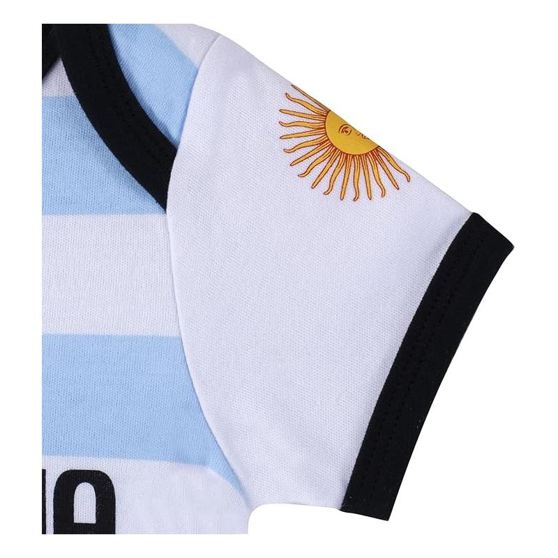 Macrobaby World Cup Baby Bodysuit, Argentina Image 4