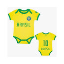 Macrobaby World Cup Baby Bodysuit, Brasil Image 1