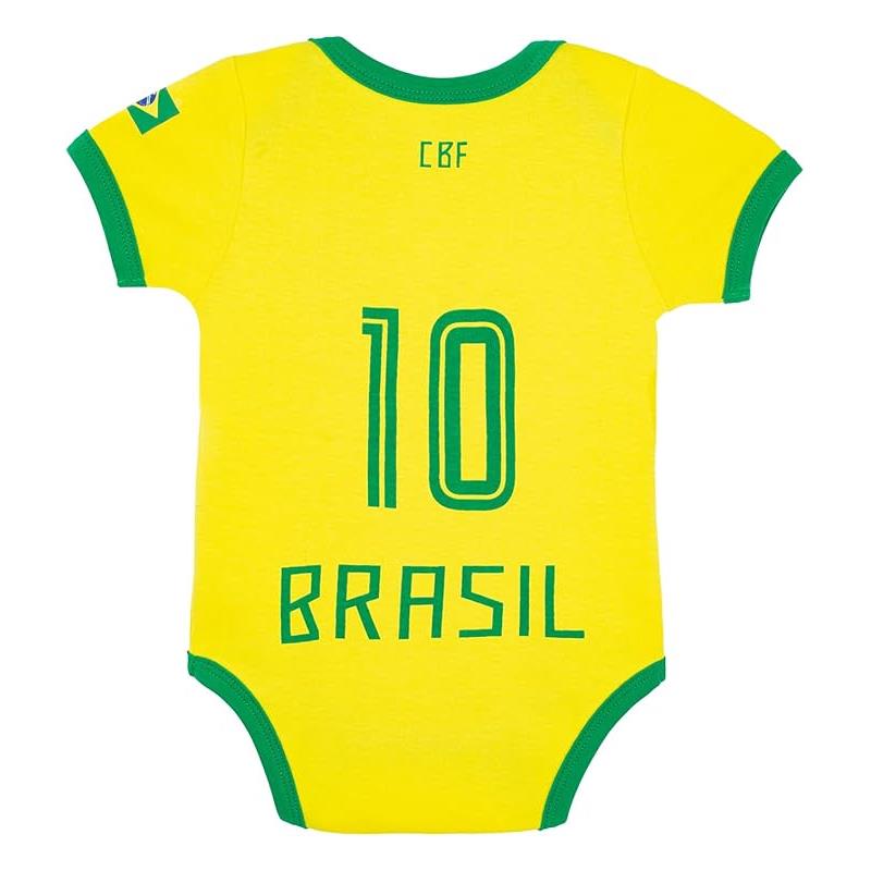 Macrobaby World Cup Baby Bodysuit, Brasil Image 3