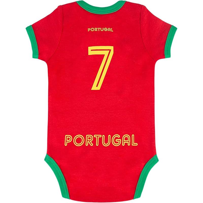 Macrobaby World Cup Baby Bodysuit, Portugal Image 2