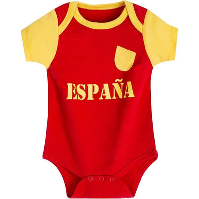 Macrobaby World Cup Baby Bodysuit, Spain Image 1