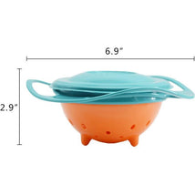 Magic Gyro Bowl 360 Degree Rotate Spill-Proof Bowls with Lid Plastic Feeding Bowls Image 2