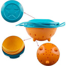 Magic Gyro Bowl 360 Degree Rotate Spill-Proof Bowls with Lid Plastic Feeding Bowls Image 4