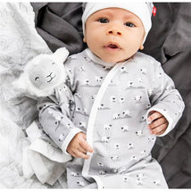 Magnetic Me - Baa Baa Baby Gray Modal Lovey Baby Blanket Image 2