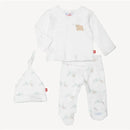 Magnetic Me - Babe In The Woods Organic Cotton Baby Kimono Image 1