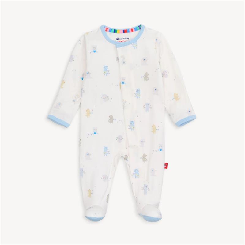 Magnetic Me - Baby Blue Baby Beats Modal Footie Image 1