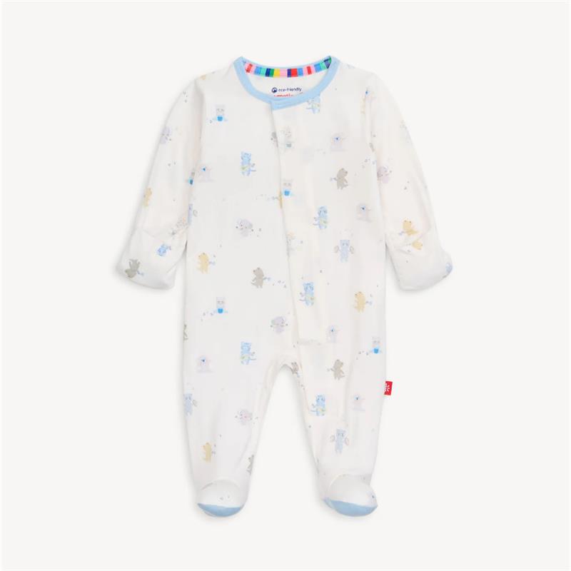 Magnetic Me - Baby Blue Baby Beats Modal Footie Image 3