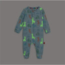 Magnetic Me - Baby Blue Party Animals Glow Dark Modal Footie Image 2