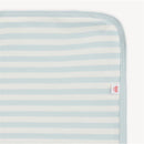 Magnetic Me - Baby Blue Stripe Organic Cotton Blanket One Size Image 2