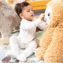 Magnetic Me - Baby Cotton White Safari Footie Image 3