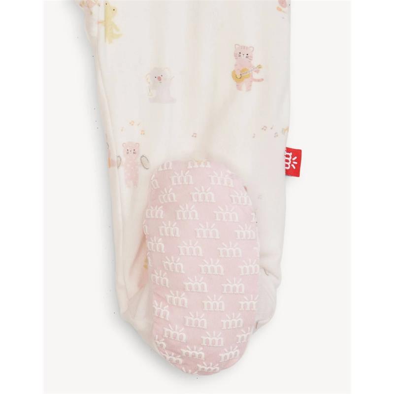 Magnetic Me - Baby Pink Baby Beats Modal Footie Image 2