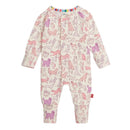 Magnetic Me - Baby Pink It's A Paw-Ty Convertible Coverall Image 1
