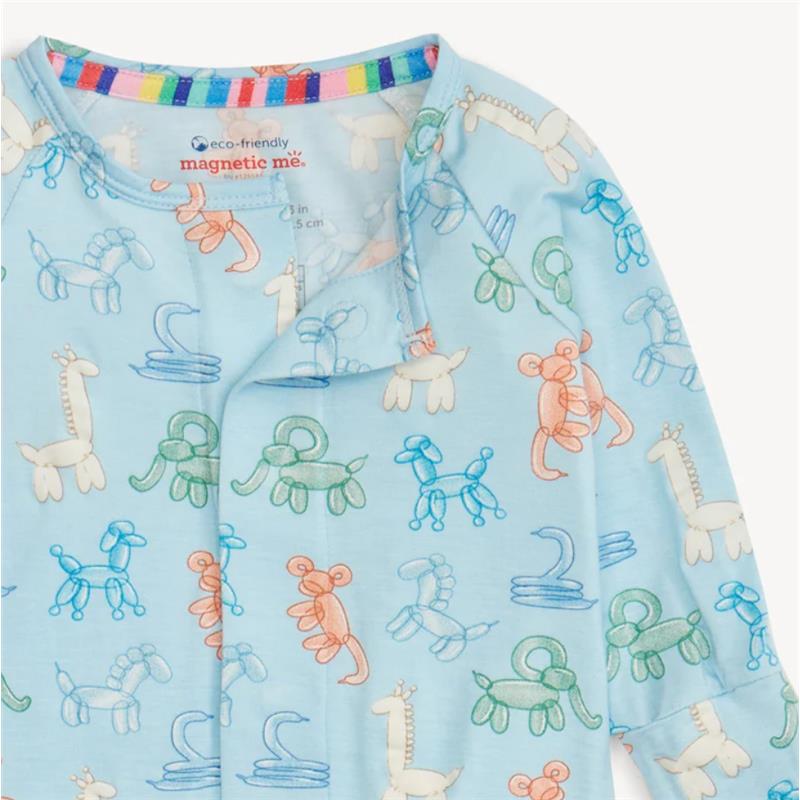 Magnetic Me - Blue Party Animals Glow In The Dark Modal Convertible Coverall Image 4