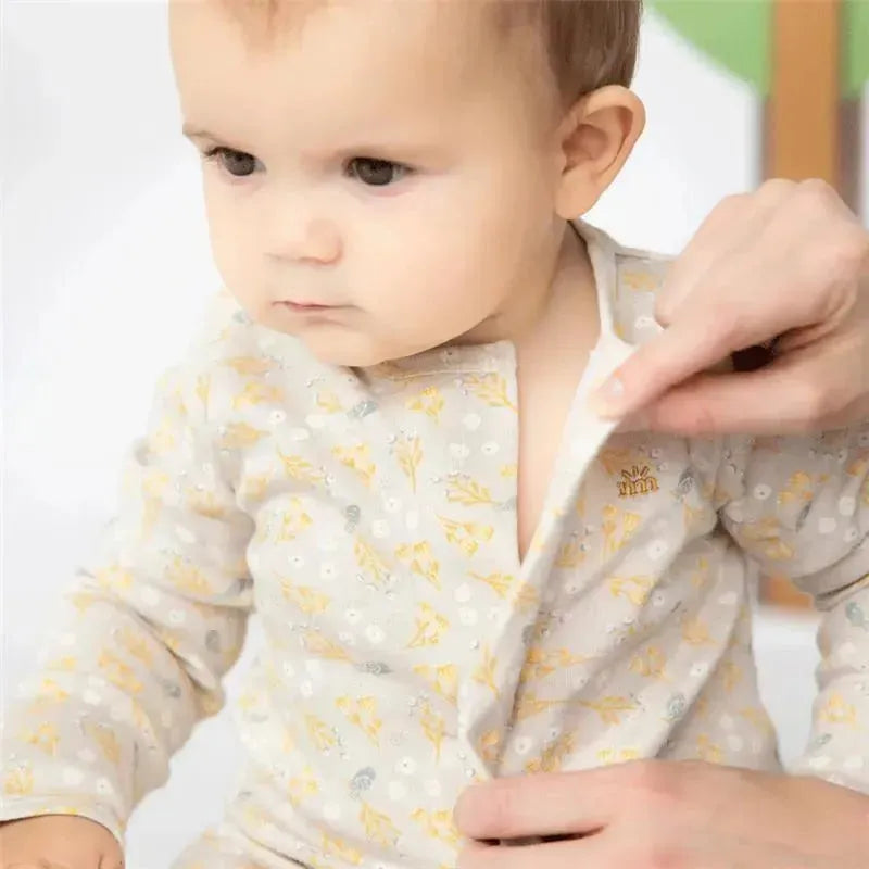 Magnetic Me - Gingerbread Lane Organic Cotton Baby Footie Image 4