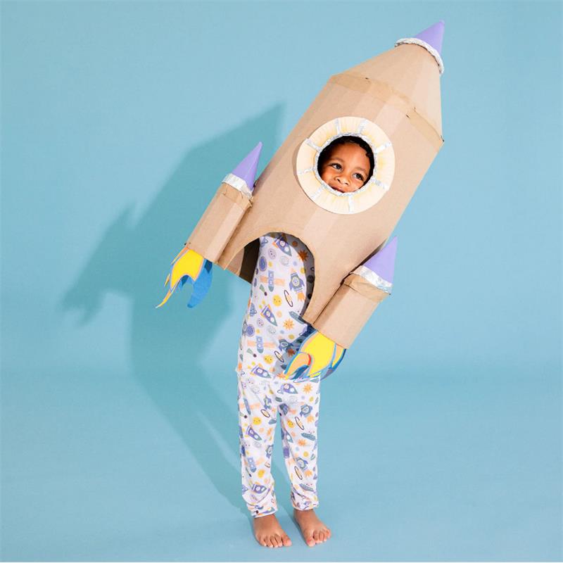 Magnetic Me - Let's Rocket Modal Long Sleeve Pajamas Image 2