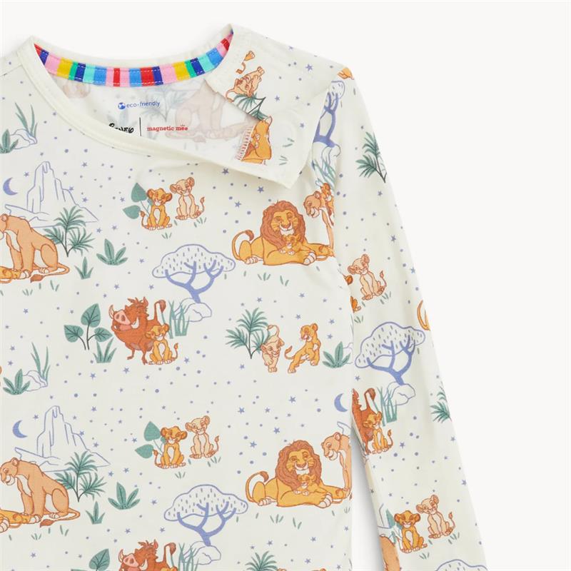 Magnetic Me Lion King Modal Long Sleeve Long Pant Pj Set  Image 3