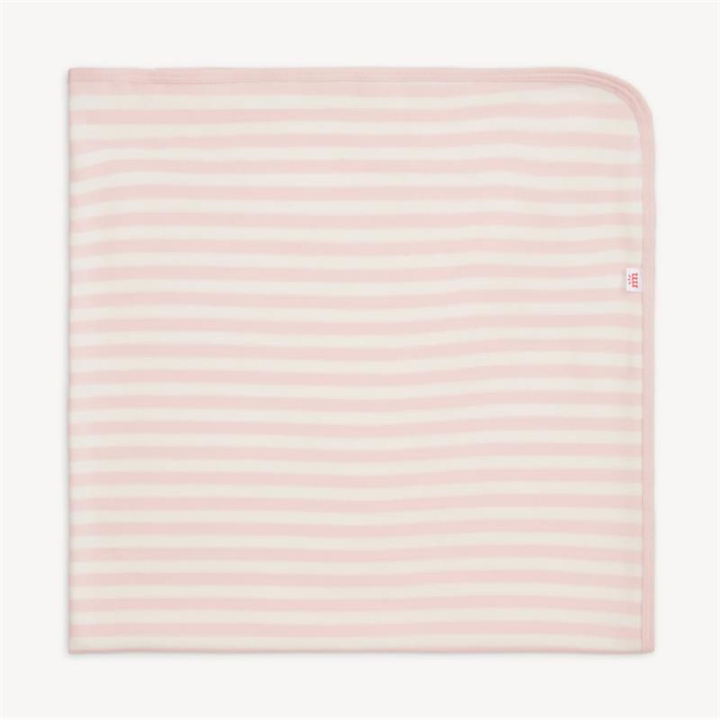 Magnetic Me - Pink Stripe Organic Cotton Blanket One Size Image 1