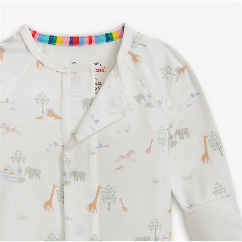 Magnetic Me Serene Safari White Modal Magnetic Grow With Me Convertible Coverall