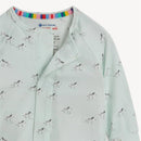 Magnetic Me - Teal Savannah Plains Modal Convertible Coverall Image 2