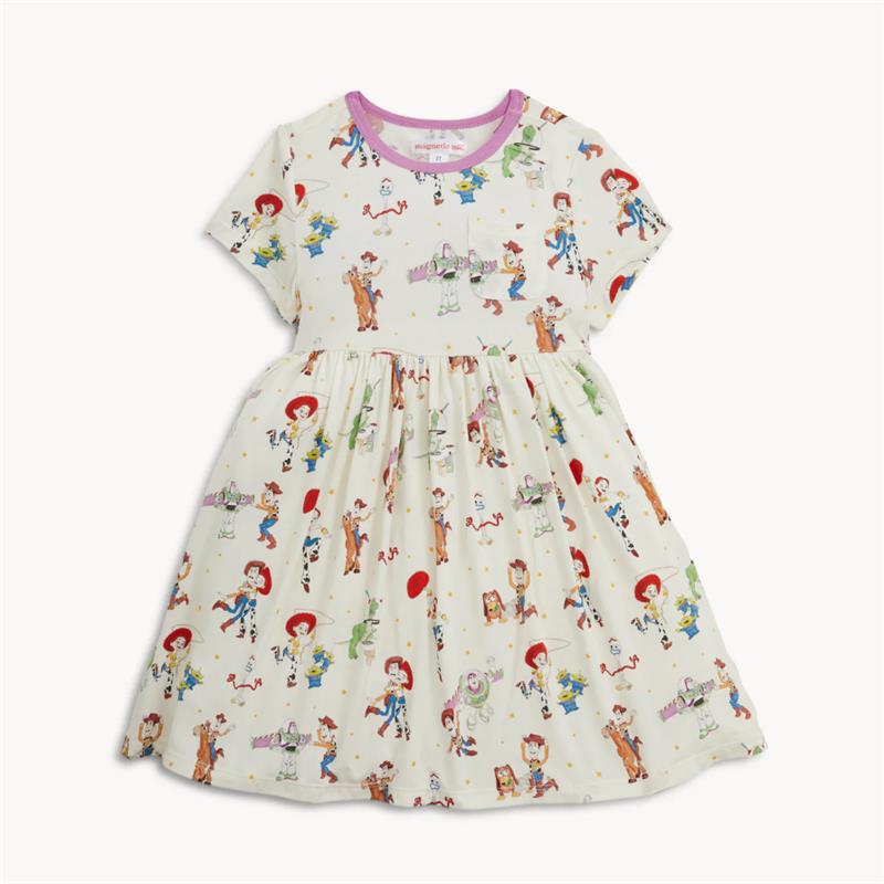 Magnetic Me Toy Story Woody & Friends Modal Short Sleeve Dress Image 2