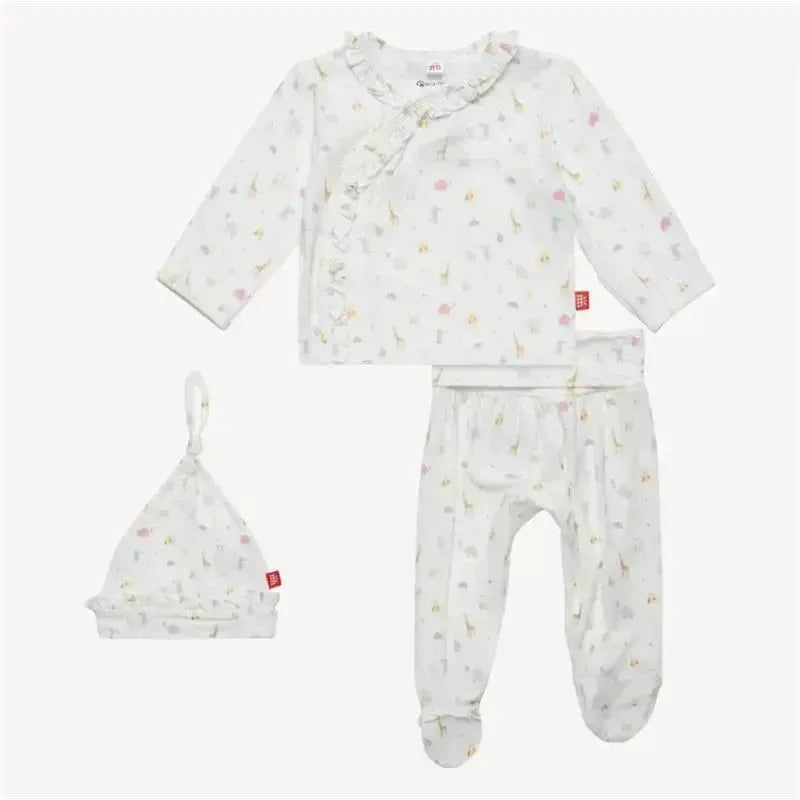 Magnificent Baby - Pink Little Bitty Pretty One Kimono Set Image 2