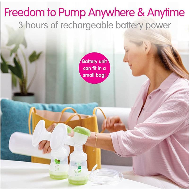 Mam - 2-in-1 Double Electric Breast Pump & Manual Breast Pump Image 6