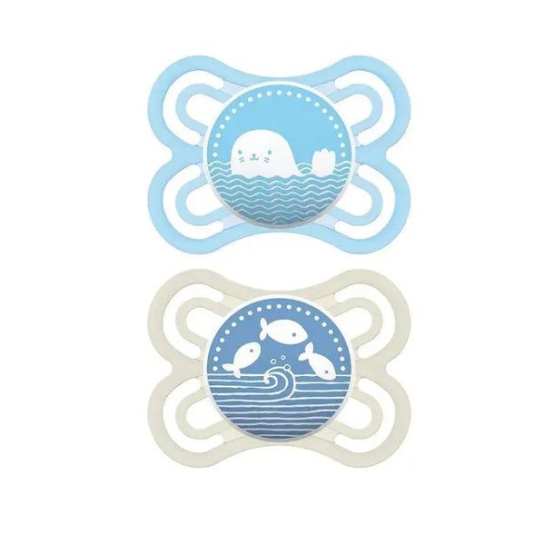 MAM 2-Pack 0-6M Perfect Pacifier Blue