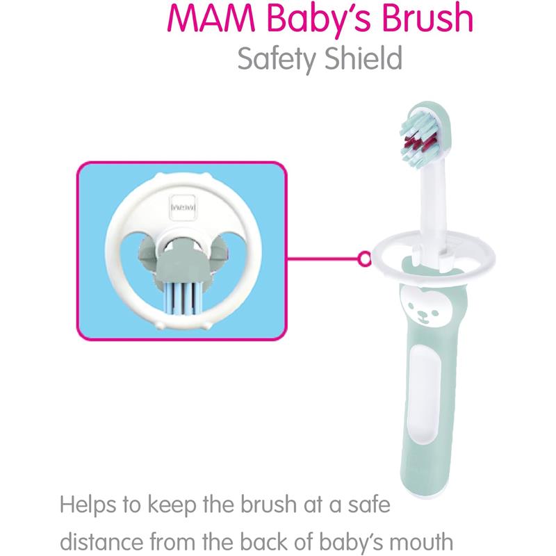 Mam - 2Pk Baby Toothbrushes Boy 6M+ Image 5