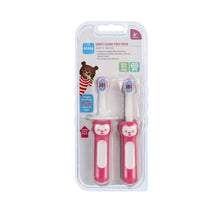 MAM 2-Pack 6+ Months Baby Toothbrush - Pink Image 2