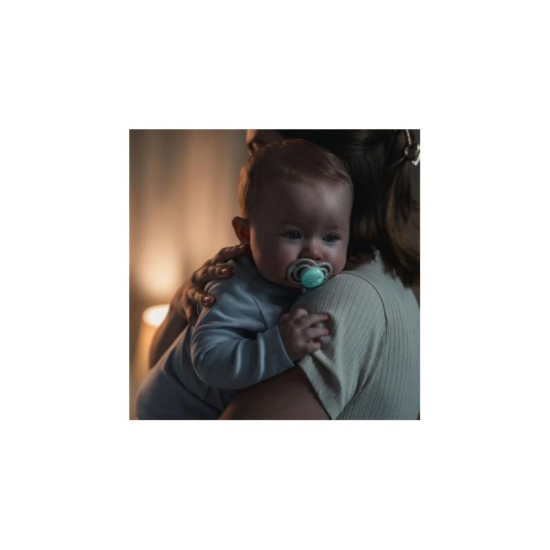 Mam 2-Pack 6+ Months Perfect Night Pacifier - Blue Image 2