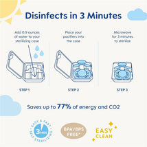 Mam - 2Pk Perfect Night Baby Pacifier Boy, 6/16M Image 2