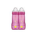 Mam 2-Pack Baby Bottles 11Oz - Colors May Vary Image 5
