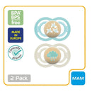 MAM 2-Pack Perfect Pacifier 6M+ - Yellow/Green Image 3