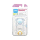 MAM 2-Pack Start Tender Newborn Pacifier - Blue/Clear Image 2