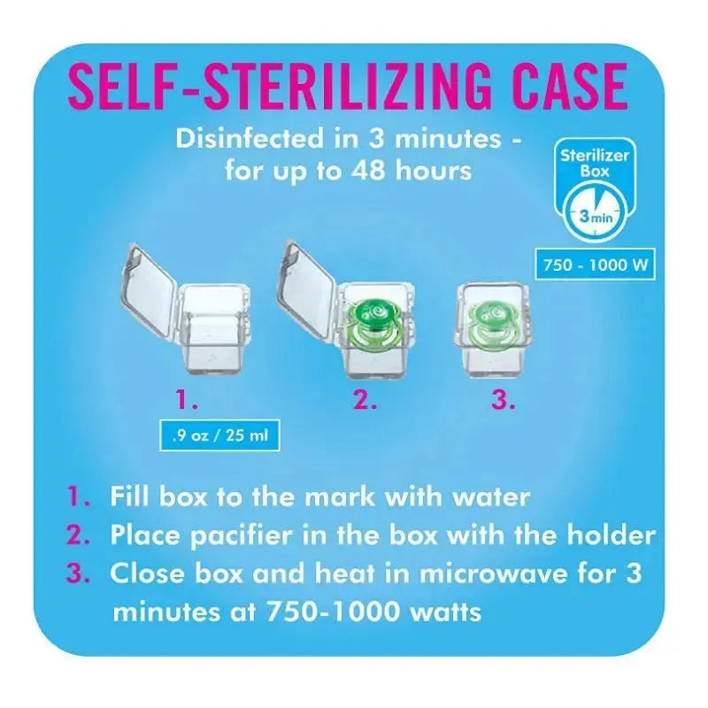 MAM 2-Pack Start Tender Newborn Pacifier - Blue/Clear Image 5