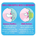 MAM 2-Pack Start Tender Newborn Pacifier - Pink/Clear Image 4
