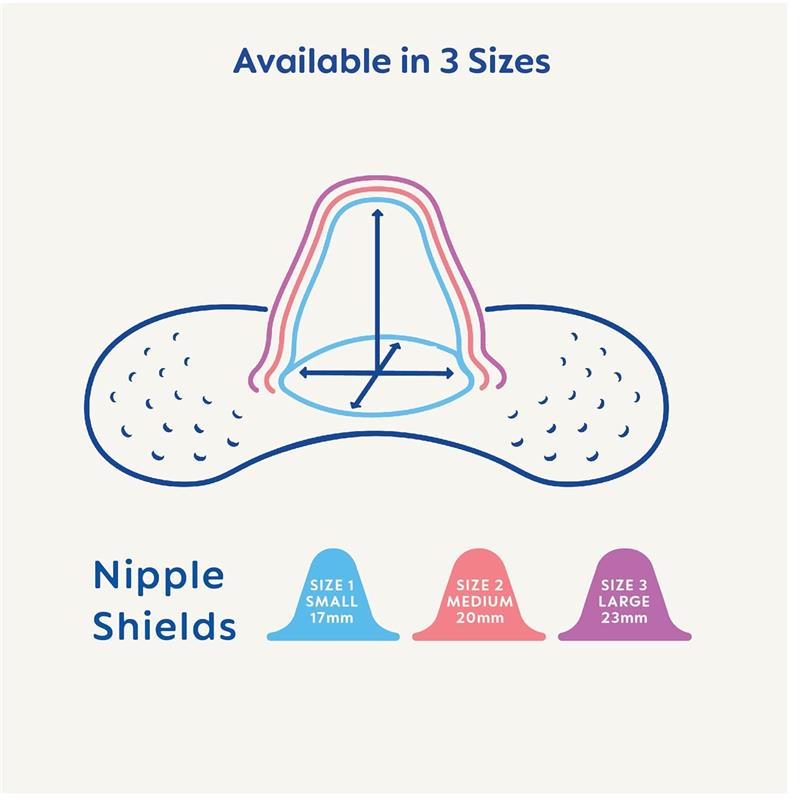 Mam - 2Pk Breastfeeding Nipple Shields, 23mm Image 2