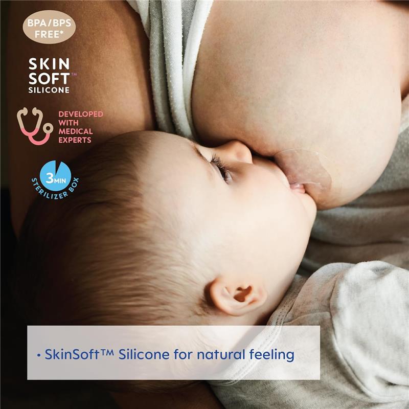 Mam - 2Pk Breastfeeding Nipple Shields, 23mm Image 4