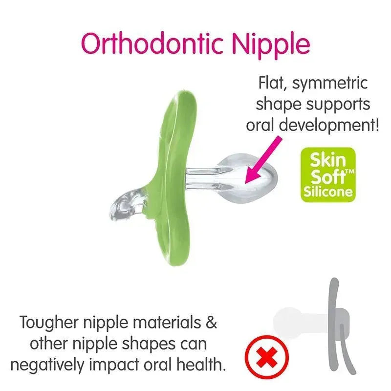 Mam - Comfort Baby Pacifier, 100% Lightweight Silicone, Sterilizer Case, Girl, 0-3 Months Image 5