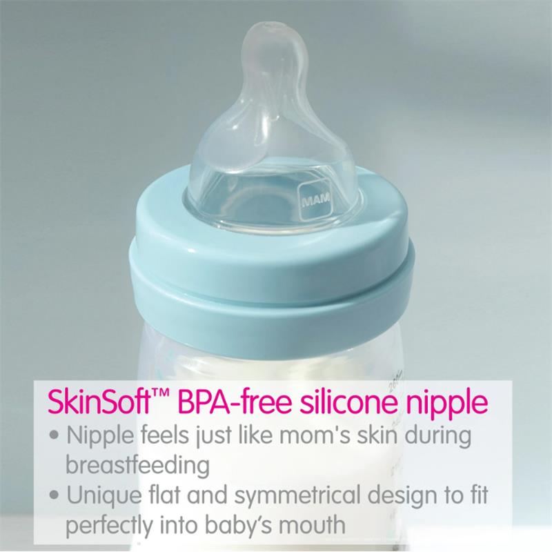 Mam - 2PkTeat/Spout Extra Slow Flow Nipple Unisex, 0M+ Image 4